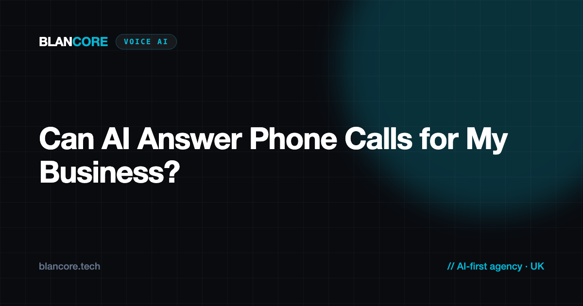 Can AI Answer Phone Calls for My Business?