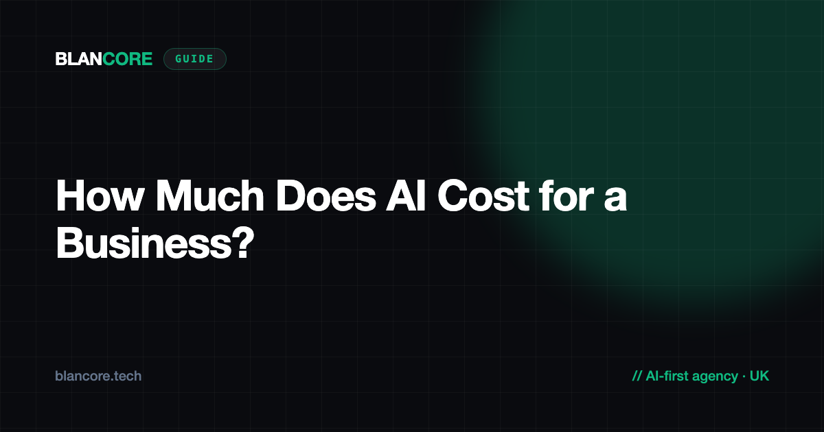 How Much Does AI Cost for a Business?